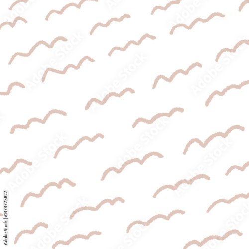 手描き波線の背景イラスト19