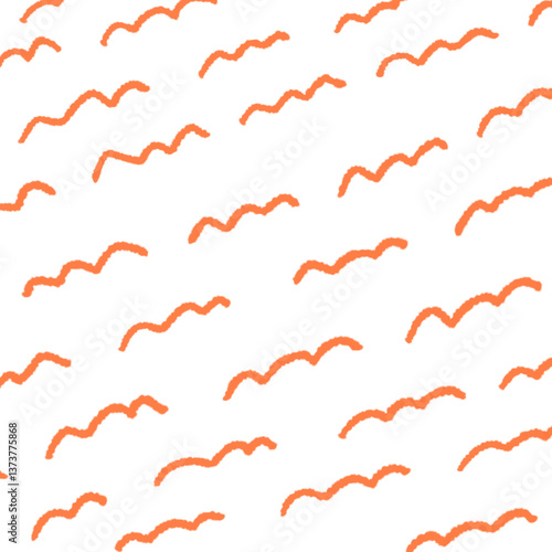 手描き波線の背景イラスト18