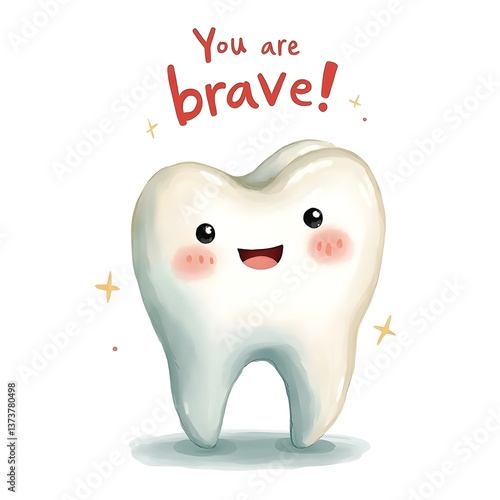 illustrations for stickers in dentistry