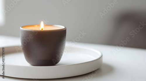 Wallpaper Mural mocha color theme, minimalist style, candle, flame, light, fire, spa, decoration, candlelight, candles, wax, burning, relaxation, burn, aromatherapy, christmas, beauty, holiday, tranquil, celebration, Torontodigital.ca