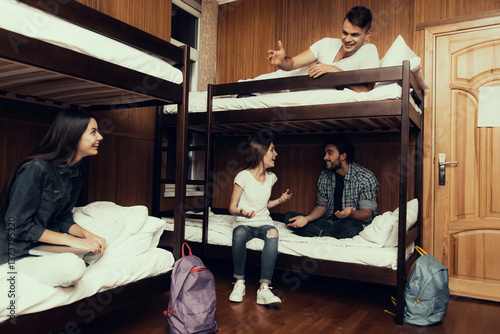 all Friends woke up and talk to each other