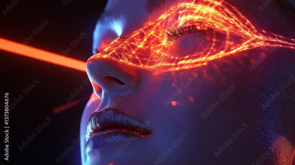 A close-up of a woman. AI Generation A close-up of a woman. AI Generation