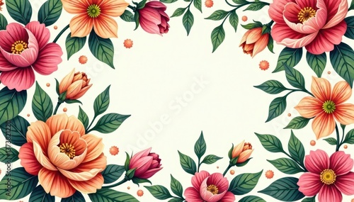 Intricate, flowing floral pattern; continuous, delicate design , wallpaper, digital