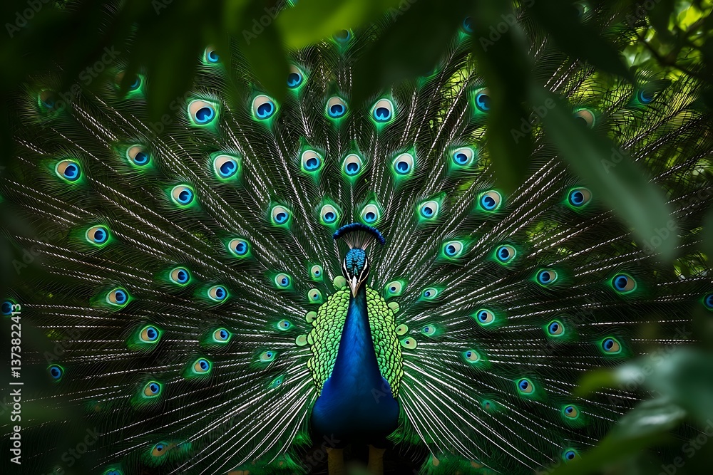 Obraz premium peacock with feathers