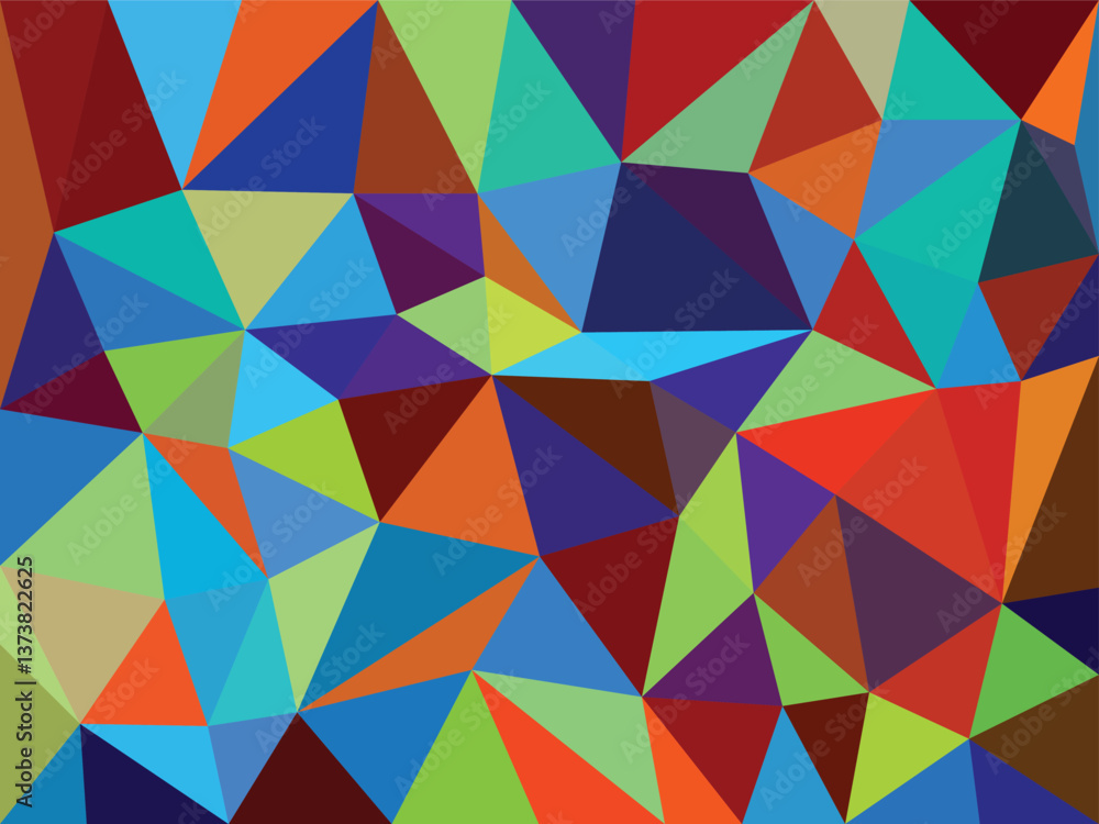 Vibrant Polygon Geometric Pattern Background Vibrant Polygon Geometric Pattern Background