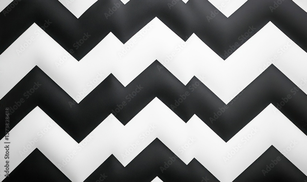 Bold black and white chevron pattern creating a striking and modern abstract design. Bold black and white chevron pattern creating a striking and modern abstract design.