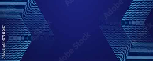 Modern medical or health care scientific abstract background with hexagons. Geometric stripe line art design for poster, brochure, cover, banner, header, website, presentation template