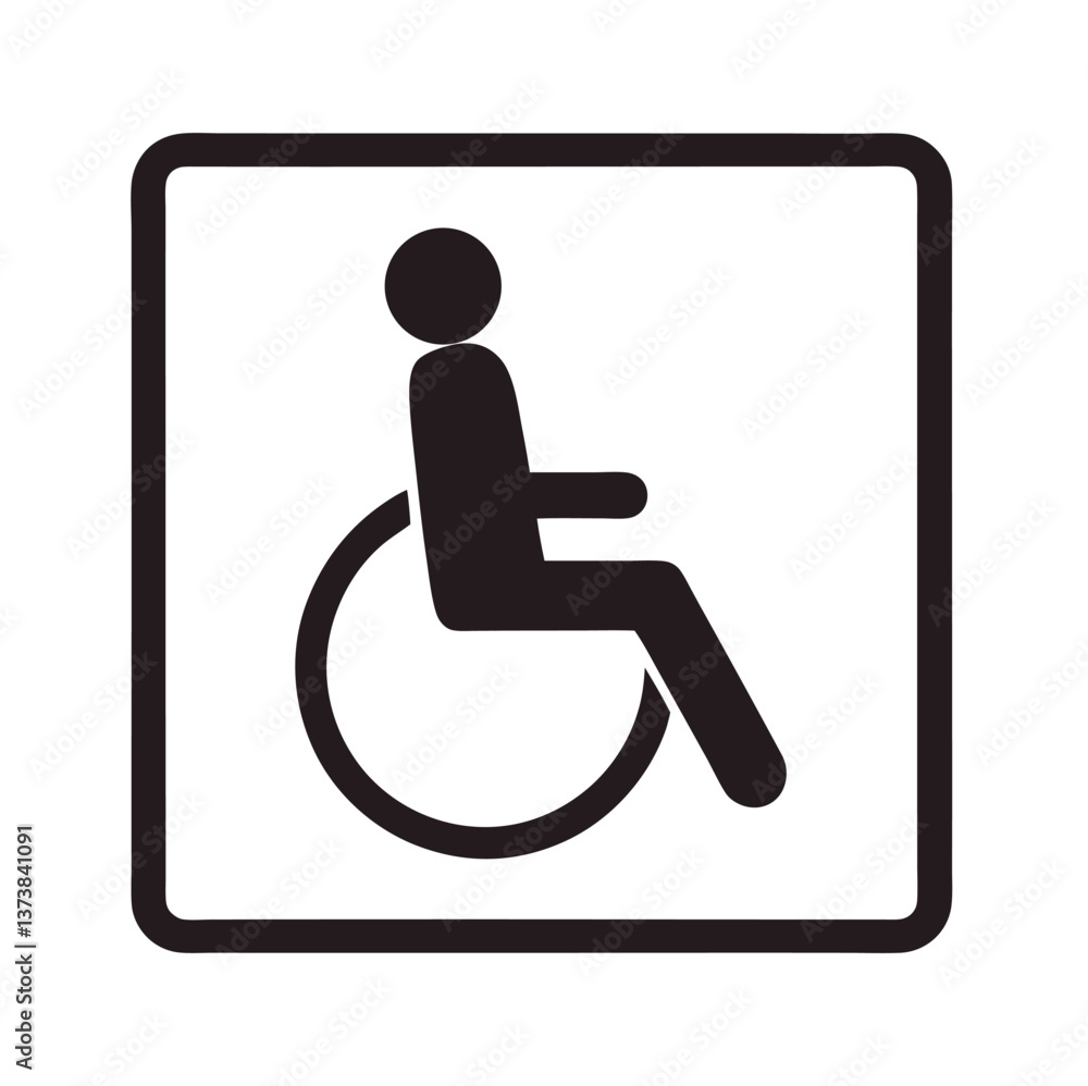 Wheelchair Accessibility Icon – Universal Handicap Symbol for Inclusive Design and ADA Compliance Wheelchair Accessibility Icon – Universal Handicap Symbol for Inclusive Design and ADA Compliance
