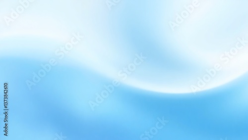 Smooth Flowing Blue Abstract Waves Background