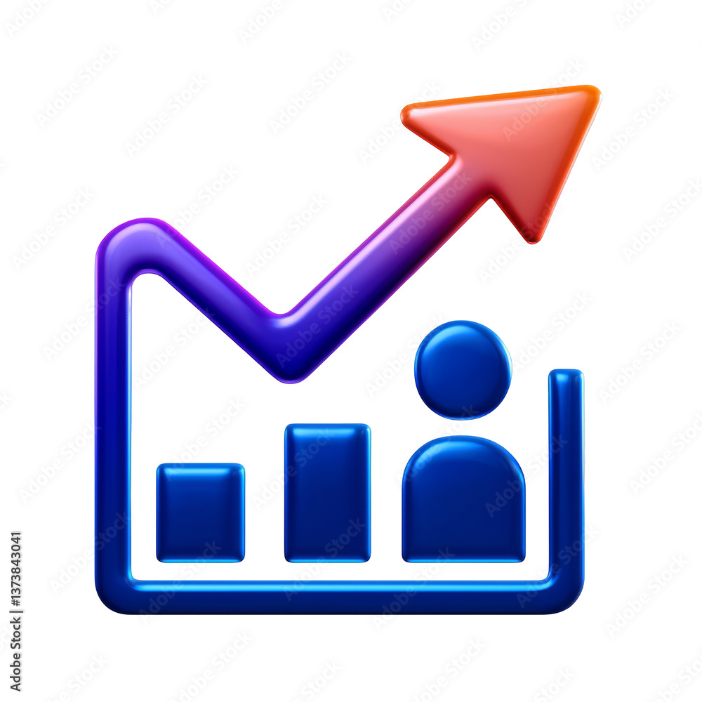 Upward Trending Business Graph Upward Trending Business Graph