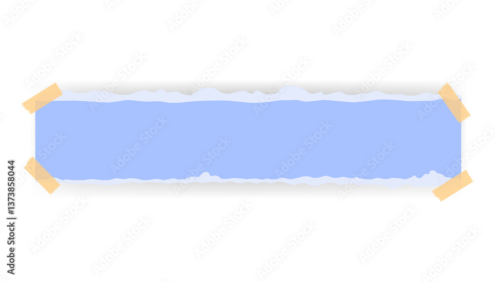 Paper notes stickers. Place for memo messages on paper sheets. Blank sticky place for to do list and office notice or information board