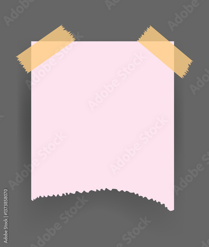 Obraz na płótnie Paper notes stickers. Place for memo messages on paper sheets. Blank sticky place for to do list and office notice or information board w salonie