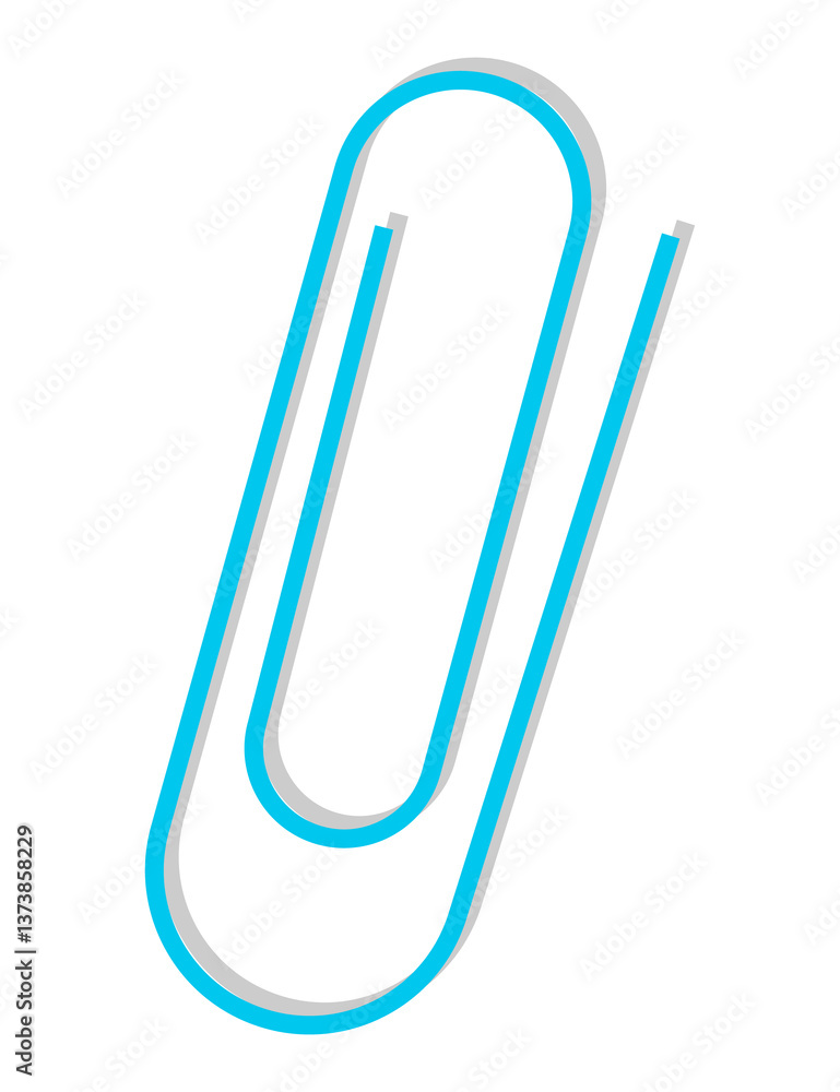 Paper notes stickers. paper clip as element for pin memo messages on paper sheets and office notice or information board