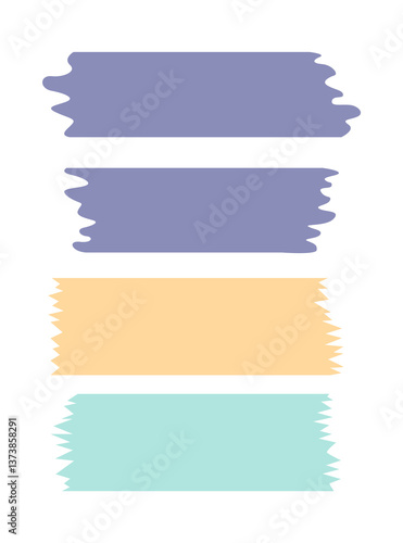Obraz na płótnie Paper notes stickers. Place for memo messages on paper sheets. Blank sticky place for to do list and office notice or information board w salonie