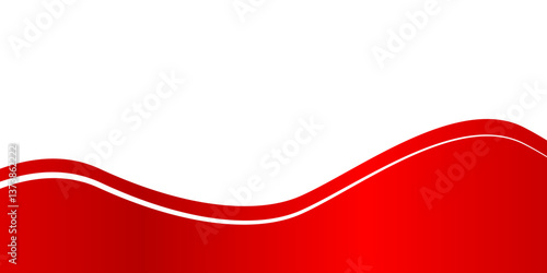 red wave background, red wave angle shape for elements, red graphic line ribbon, red curved line. abstract background