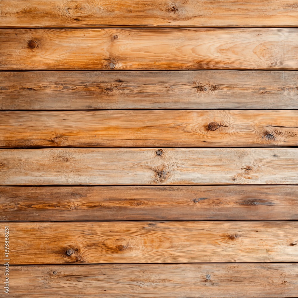 Naklejka premium Beautifully arranged wooden wall planks showcasing natural texture and warm tones for interior design inspiration.