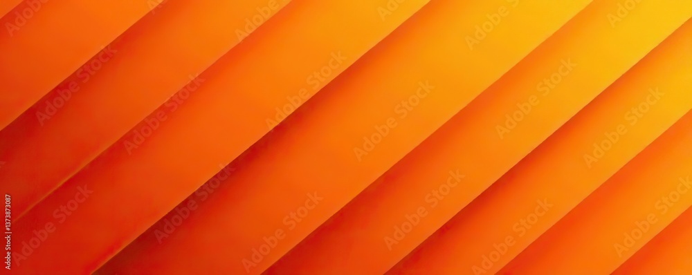 Obraz premium Abstract orange vector background with diagonal stripes in varying shades of orange, perfect for cover design, poster, and advertising, colorful, digital