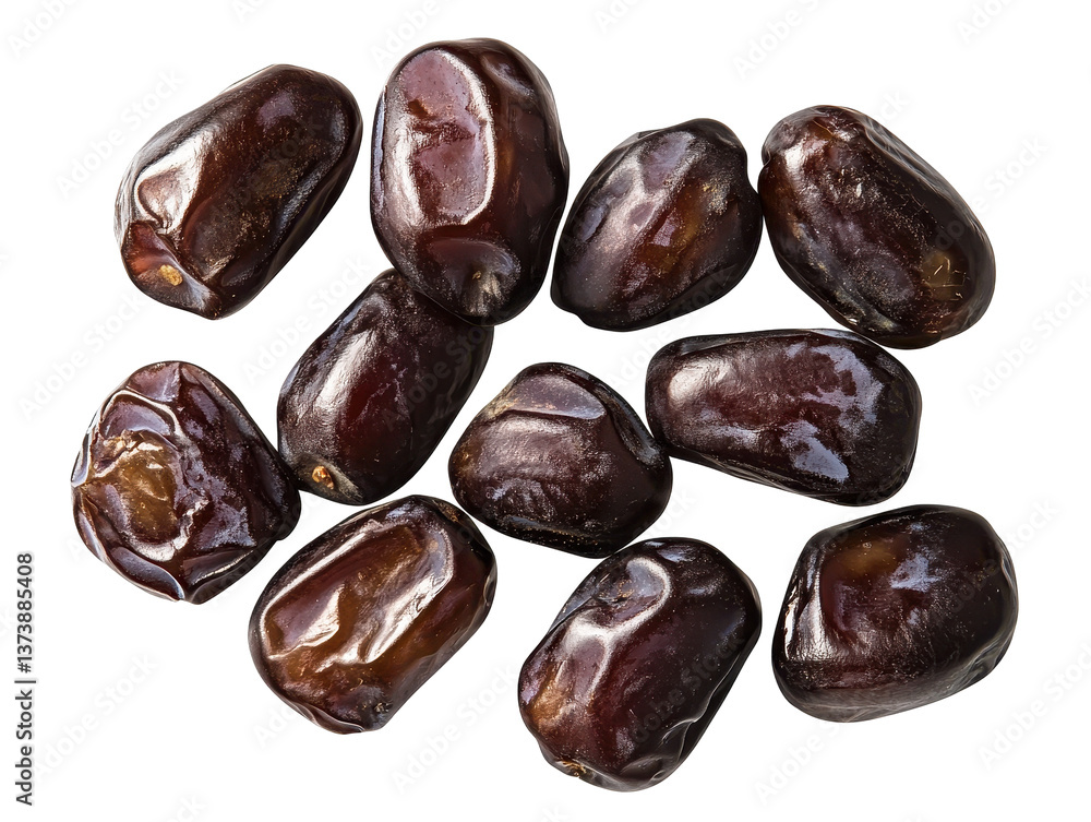 Isolated Pile of Dates Isolated Pile of Dates