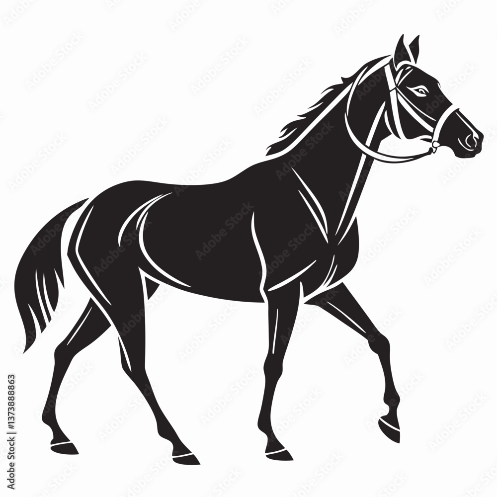 horse icon set silhouette black vector bundle horse icon set silhouette black vector bundle