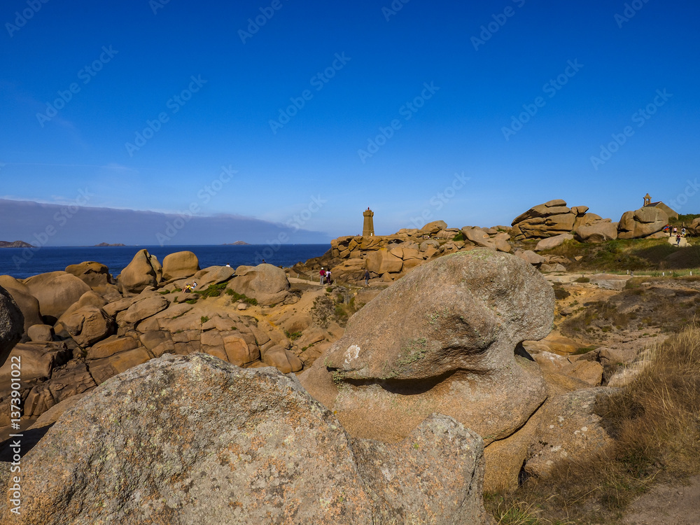Ploumanach, Cotes-d Armor, Bretagne, Frankreich, Europa