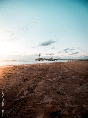 Fotografia Scheveningen beach, the netherlands