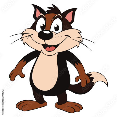 Wild Tasmanian Devil Illustration