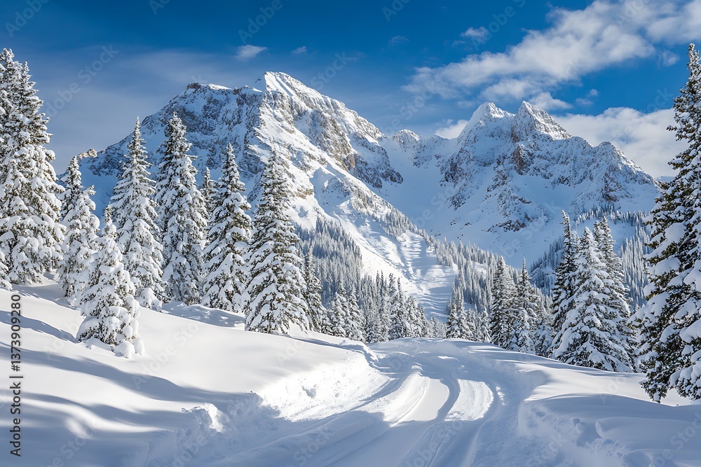snow covered mountains snow covered mountains