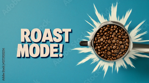 Roast Mode: A close-up shot...