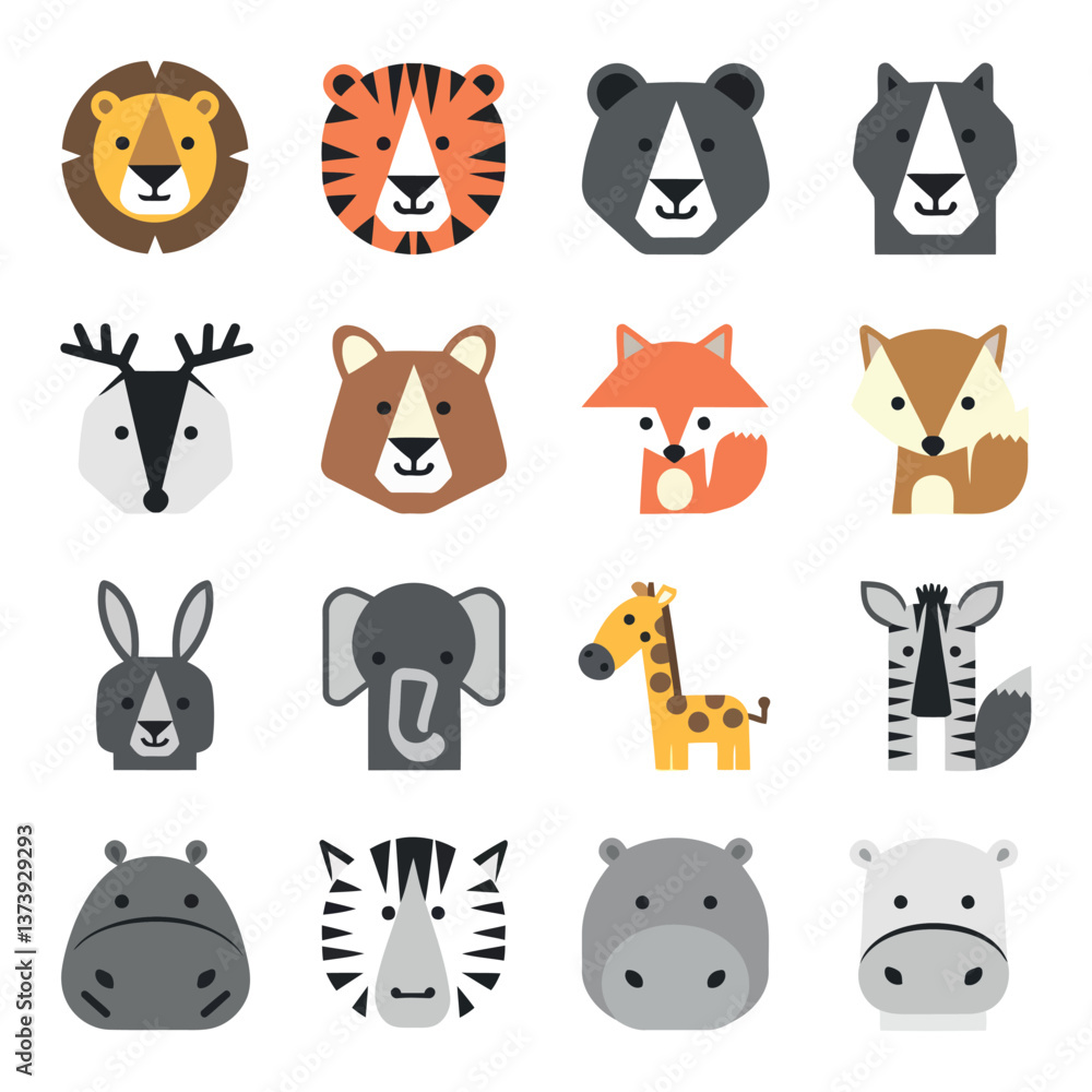 set of animals set of animals