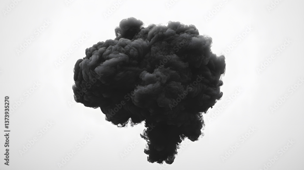 White smoke or clouds isolated on background, mist or fog White smoke or clouds isolated on background, mist or fog