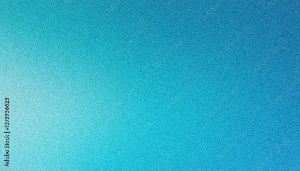 Grainy gradient background fading from soft turquoise into light sky blue, calm and refreshing Grainy gradient background fading from soft turquoise into light sky blue, calm and refreshing