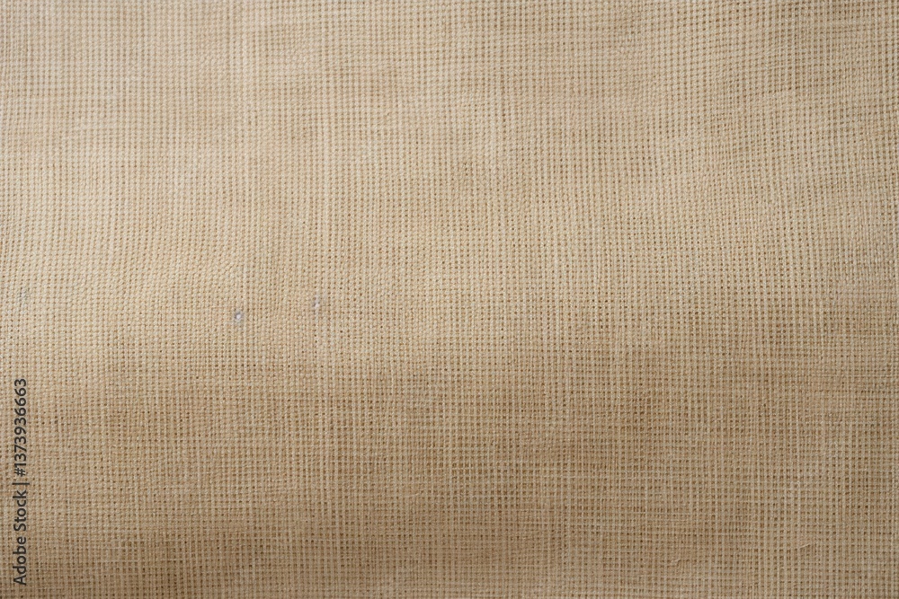 Fototapeta premium Beige linen texture background material natural.