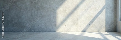 Gray background with natural sunlight glare perfect for product display,  photography,  lighting