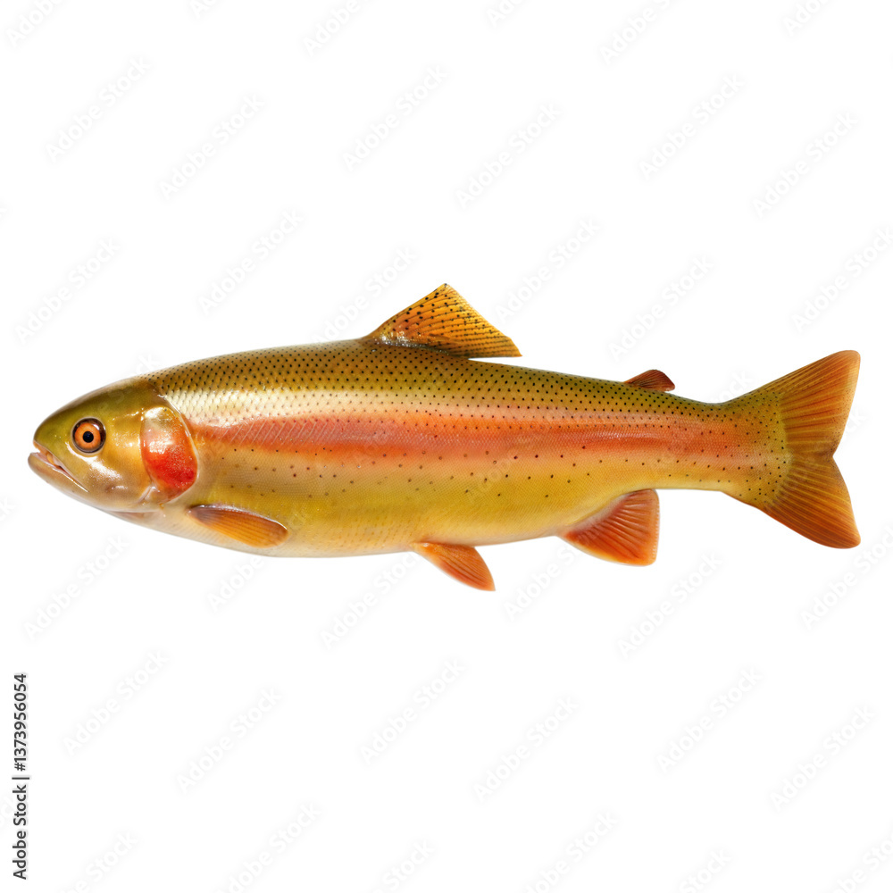 Fototapeta premium Golden Trout AI Generated Image