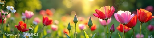 Beautiful close-up shot of vibrant British plants and flowers in full bloom during the summer season,  close-up,  outdoors