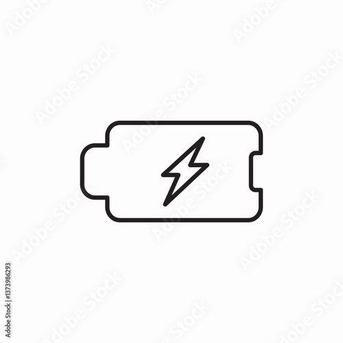 battery charge icon sign vector
