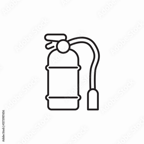 fire extinguish icon sign vector