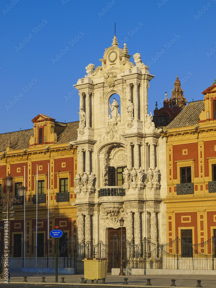 Fototapeta premium Sevilla, Andalusien, Spanien, Alcazar, Königspalast, Reales Alc