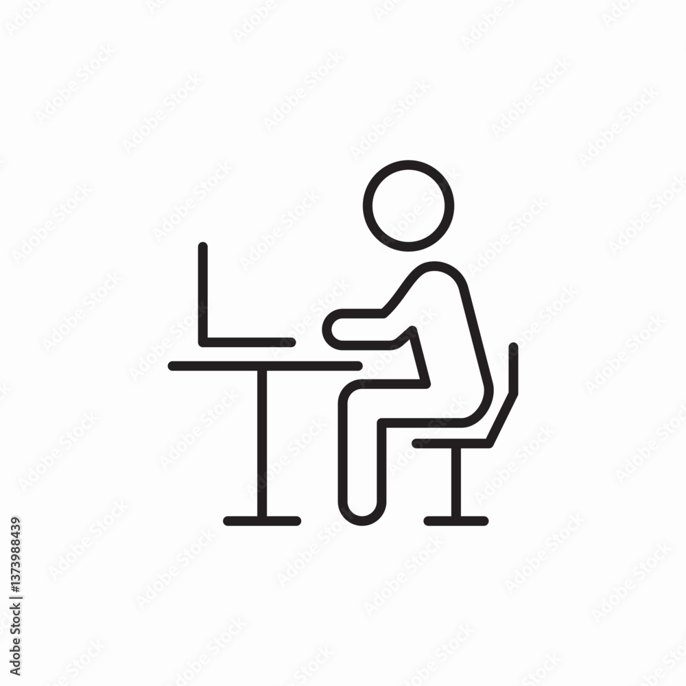 office laptop icon sign vector office laptop icon sign vector
