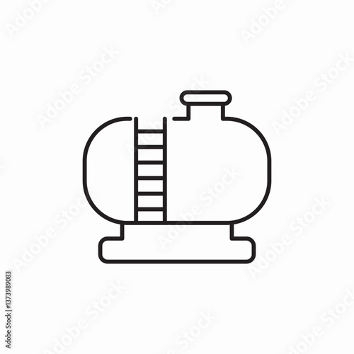 tank container icon sign vector