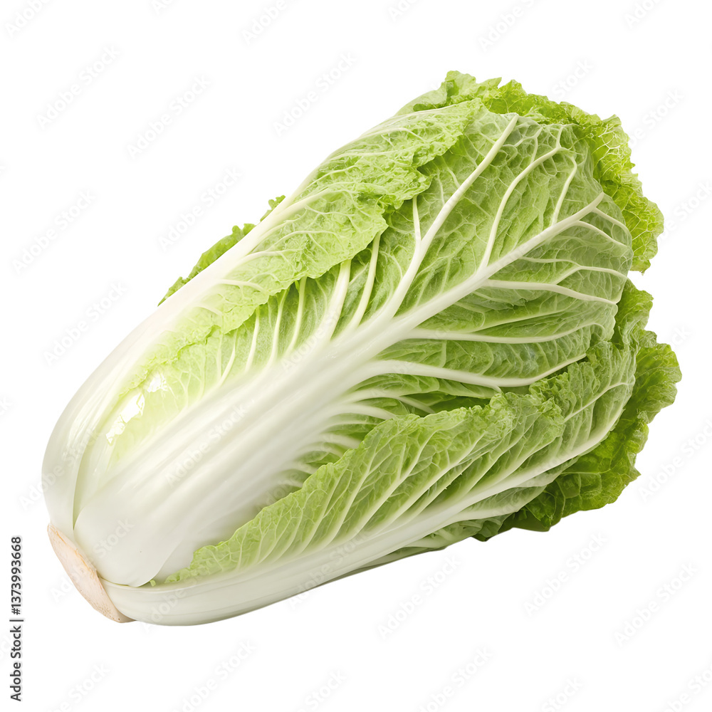 Hakusai (napa cabbage), isolated on a transparent background Hakusai (napa cabbage), isolated on a transparent background