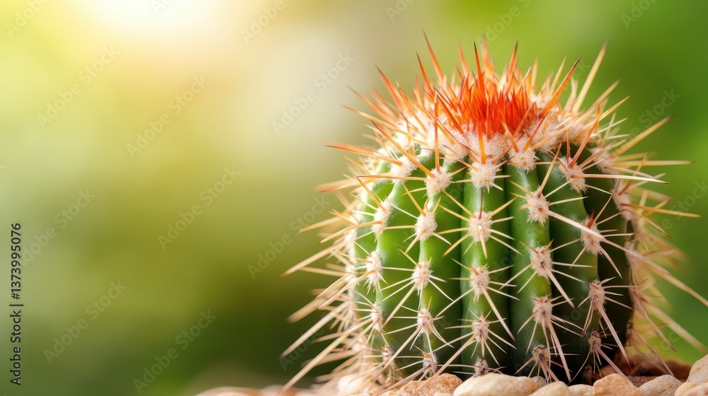 A close-up of a vibrant cactus showcases its sharp, colorful spines against a blurred green background, emphasizing the beauty and resilience of nature's design. A close-up of a vibrant cactus showcases its sharp, colorful spines against a blurred green background, emphasizing the beauty and resilience of nature's design.