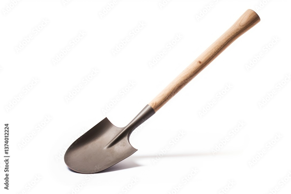 Shovel tool white background silverware. Shovel tool white background silverware.