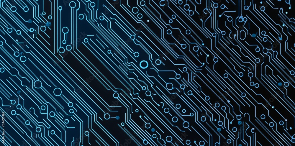 The phrase 'blue circuit futuristic technology transparent background' is given The phrase 'blue circuit futuristic technology transparent background' is given