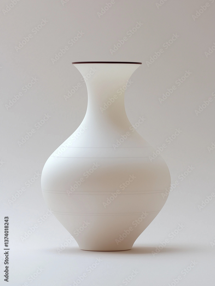 minimalist design of Chinese ceramic vase minimalist design of Chinese ceramic vase
