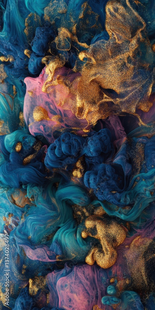 Ink Dance: A mesmerizing display of swirling ink in a symphony of vivid colors, showcasing the dynamic interplay of hues and forms, with abstract fluid art. Ink Dance: A mesmerizing display of swirling ink in a symphony of vivid colors, showcasing the dynamic interplay of hues and forms, with abstract fluid art.
