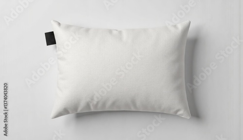 Decorative Pillow Mockup on Modern Couch  