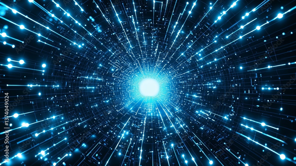 Design projects often incorporate a blue futuristic hexagon glow background, which is achieved through render technology Design projects often incorporate a blue futuristic hexagon glow background, which is achieved through render technology