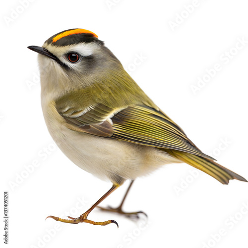Golden Crowned KIinglet AI Generated Image