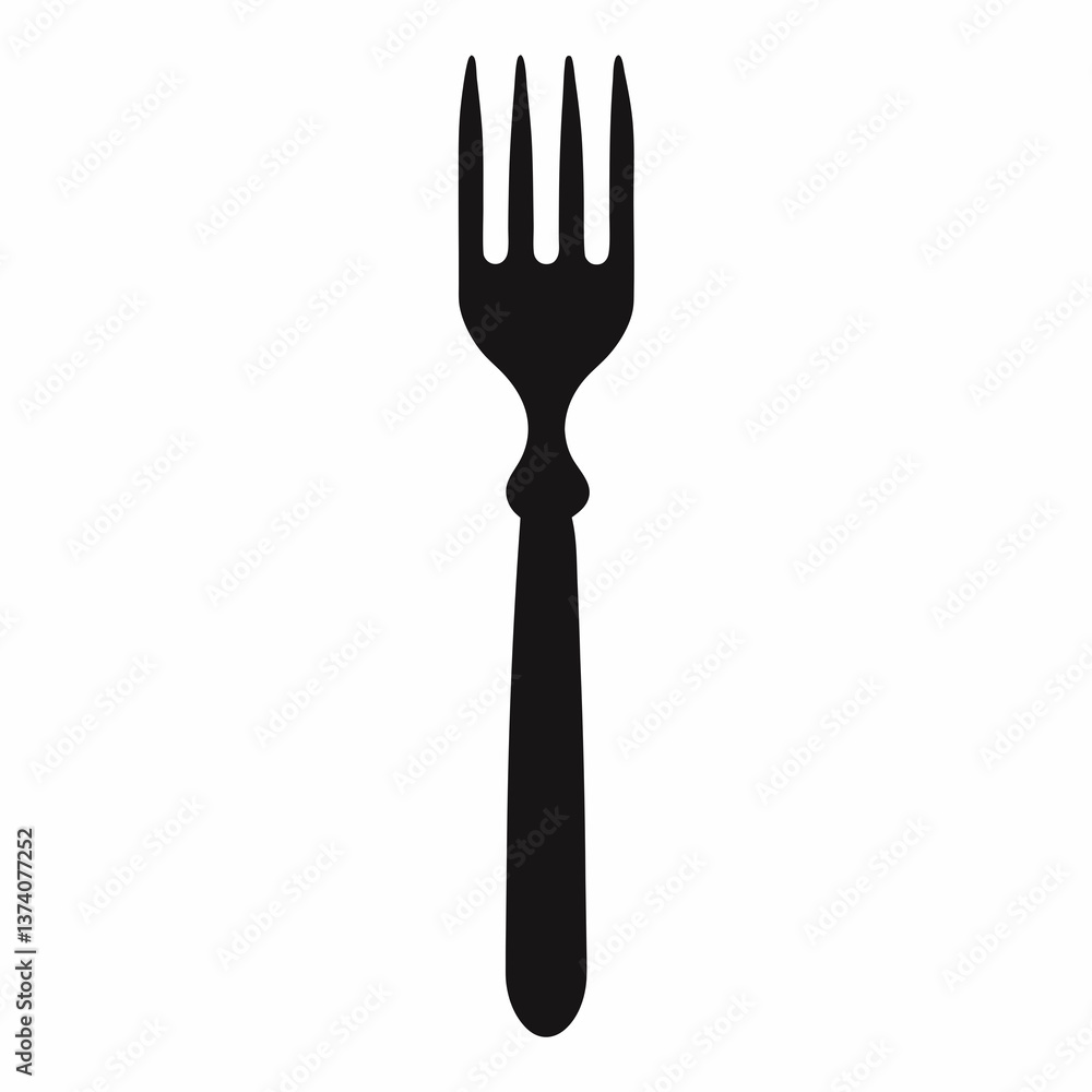 Silver cutlery set with fork, knife, and spoon isolated on a white background Silver cutlery set with fork, knife, and spoon isolated on a white background